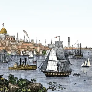 Boston in 1854