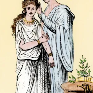 Bride in ancient Rome