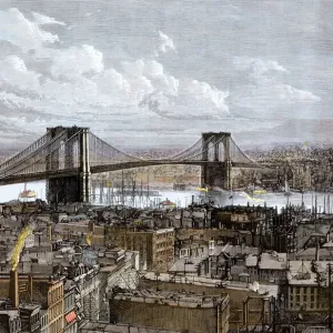 Brooklyn Bridge, New York City, 1883