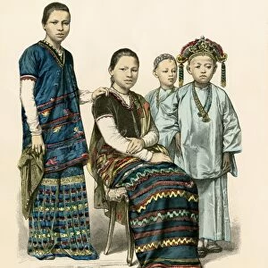 Burmese family of the Karenni