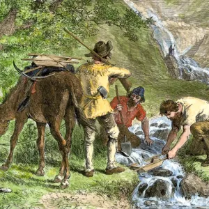 California Gold Rush prospectors