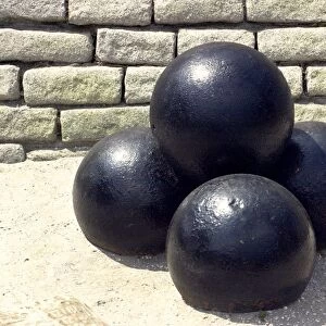 Cannonballs, Fort Moultrie, Charleston SC