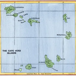 Cape Verde Islands map Cape Verde Islands map