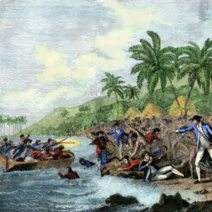 Captain Cook killed by Hawaiian natives, 1779