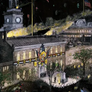 Centennial celebration at Independence Hall, 1876