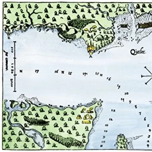 Champlains Quebec settlement, 1613