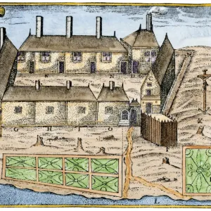 Champlains settlement in Nova Scotia, 1600s