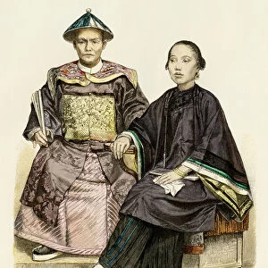 Chinese man and a Malaysian woman