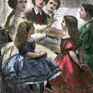 Christmas singalong, 1860s