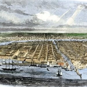 City of Chicago in 1860