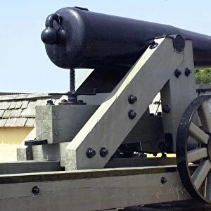 Civil War cannon at Fort Moultrie, Charleston SC