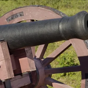 Close-up of a Revolutionary War cannon at Yorktown battlefield Close-up of a Revolutionary War cannon at Yorktown battlefield