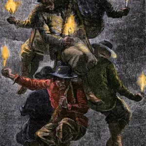 Coal mine disaster in England, 1860s
