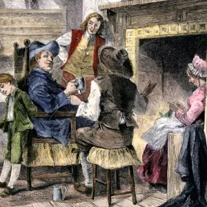 Colonial family in New York