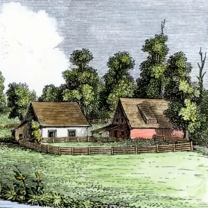 Colonial farm in Germantown, Pennsylvania