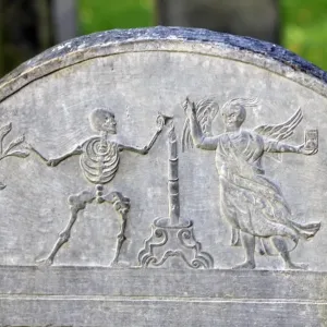 Boston Colonial Gravestone Print Boston Colonial Gravestone Print