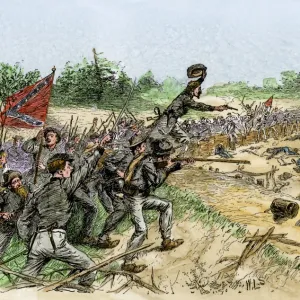 Confederate advance at the Battle of Chancellorsville