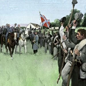 Confederate Army ready at Antietam, 1862