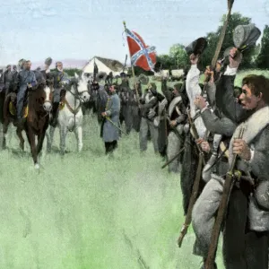 Confederate Army ready at Antietam, 1862