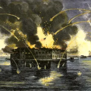 Confederate bombardment of Fort Sumter Confederate bombardment of Fort Sumter