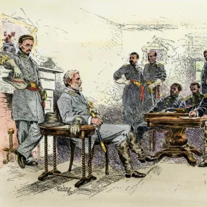 Confederate surrender at Appomattox, 1865