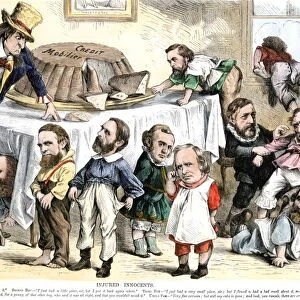 Credit Mobilier cartoon during the Grant Administration, 1873