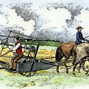 Cyrus Hall McCormick's Reaper Print Cyrus Hall McCormick's Reaper Print