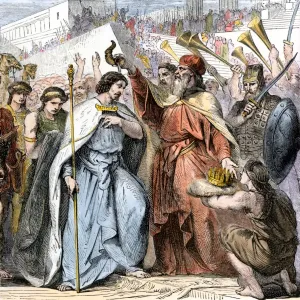 David Anointed King Print
