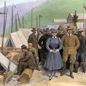 Dawson City during the Klondyke Gold Rush, 1890s
