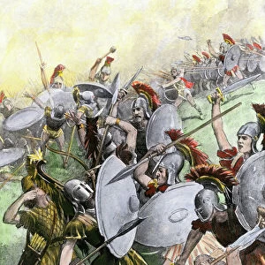 Defeat of Athenian army at Syracuse, 413 BC