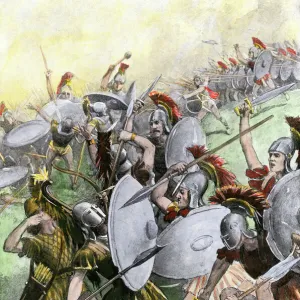 Defeat of Athenian army at Syracuse, 413 BC