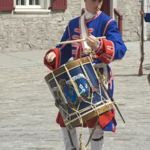 18th-Century Quebec Drummer Print