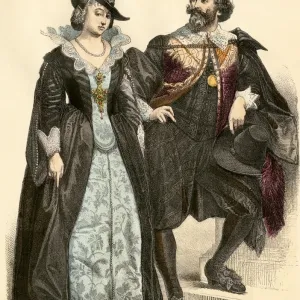 Dutch couple of the 17th century