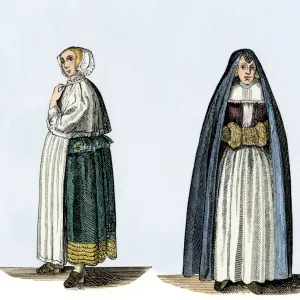 Dutch womens clothing, 1600s