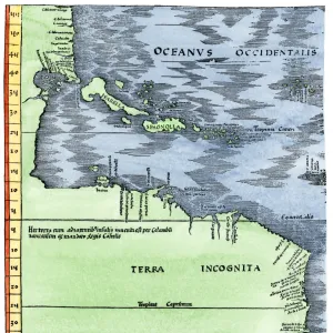 Early map of the New World, 1513