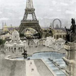 Eiffel Tower and other buildings of the 1889 Paris Exposition Eiffel Tower and other buildings of the 1889 Paris Exposition
