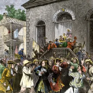 Election in Charleston, South Carolina, 1701