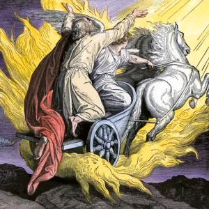 Elijah in a chariot of fire