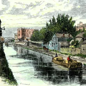 Erie Canal at Schenedtady, New York