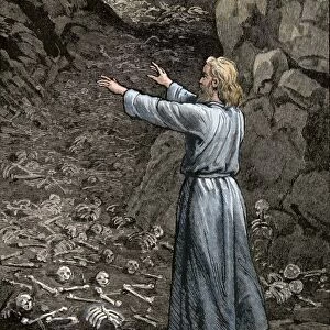 Ezekiel in the valley of dry bones