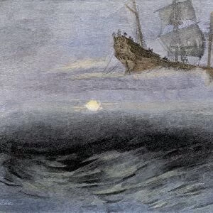 The Flying Dutchman, a ghost ship