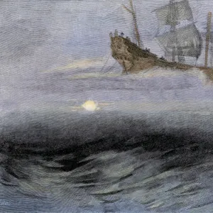 The Flying Dutchman, a ghost ship