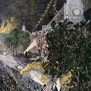 Fourth of July centennial celebration in Philadelphia, 1876