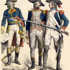 French military uniforms, 1795