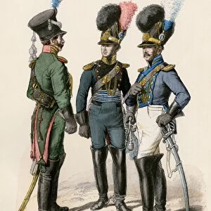 French police officers, early 1800s