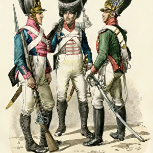 French uniforms during the Napoleonic Wars