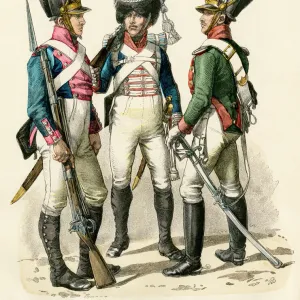 French uniforms during the Napoleonic Wars