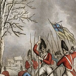 General Mercer wounded, Battle of Princeton