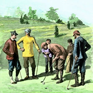 Golfers in the 1890s