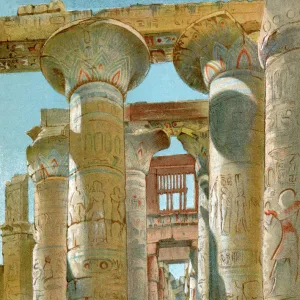 Great temple at Karnak, site of Egyptian Thebes